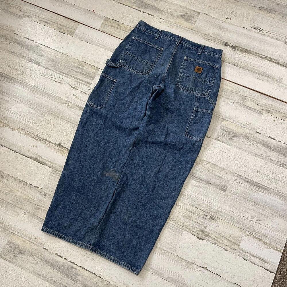 Crazy Y2K Baggy Carhartt Denim Skater Carpenter Jeans 36